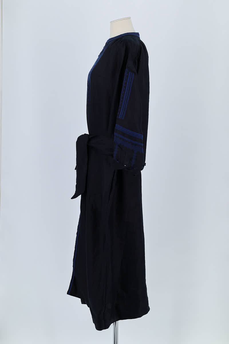 Robe Soeur Marine en Lin