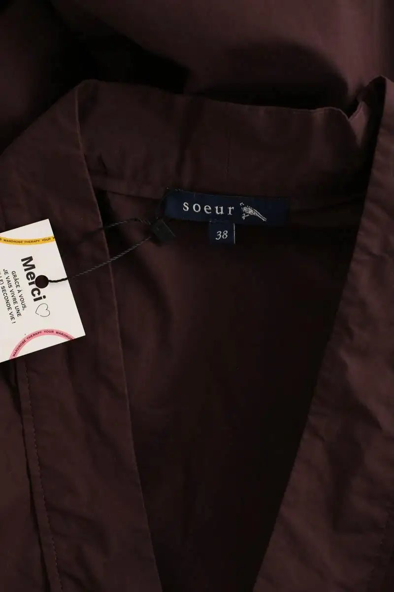 Robe Soeur Marron en Coton