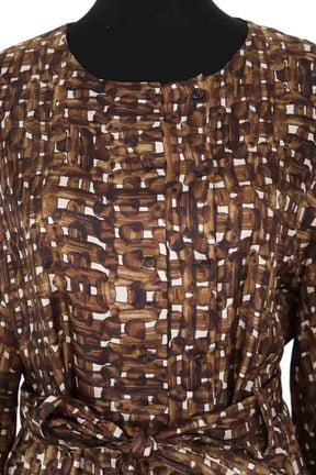 Robe Soeur Marron en Soie