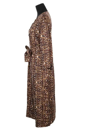 Robe Soeur Marron en Soie