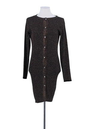 Robe Soeur Marron en Viscose, taille S - Seconde Main