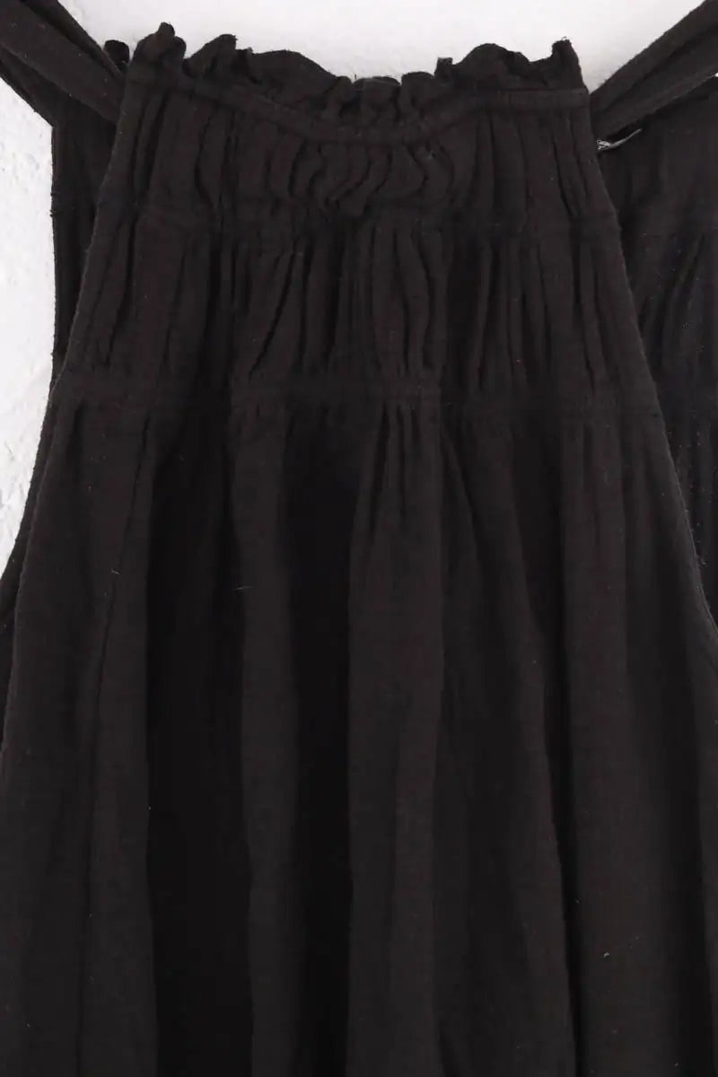 Robe Soeur Ponza Noir en Coton