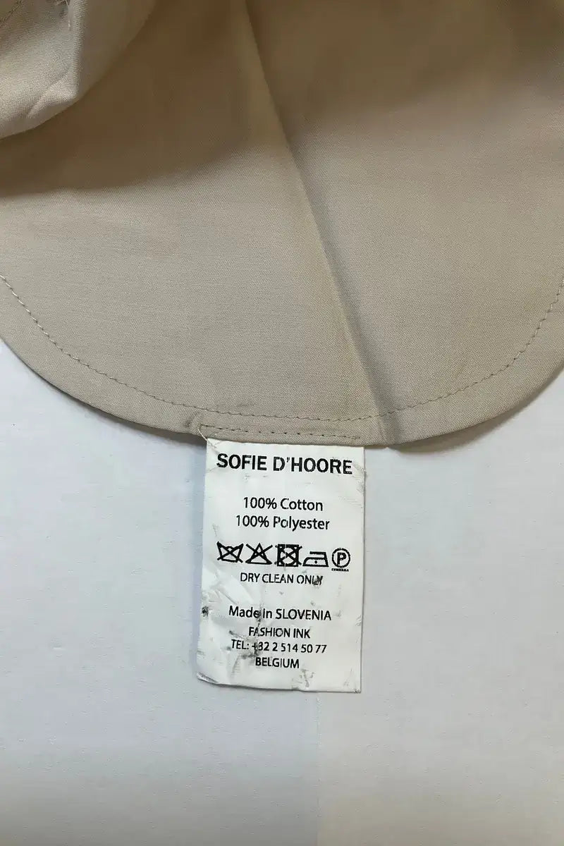 Robe Sofie D'Hoore Beige en Coton