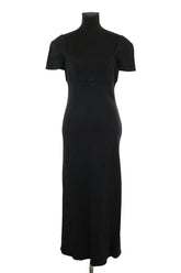 Robe Sonia Rykiel Noir en Synthétique, taille M - Seconde Main