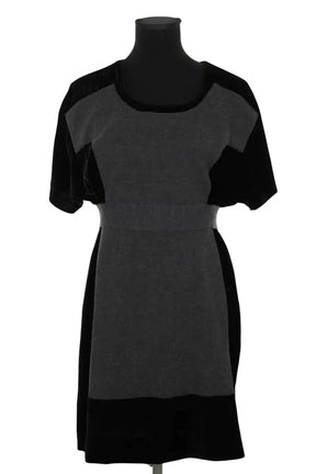 Robe Sonia Rykiel Noir en Viscose, taille M - Seconde Main