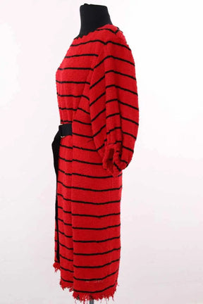 Robe Sonia Rykiel Striped Rouge en Coton