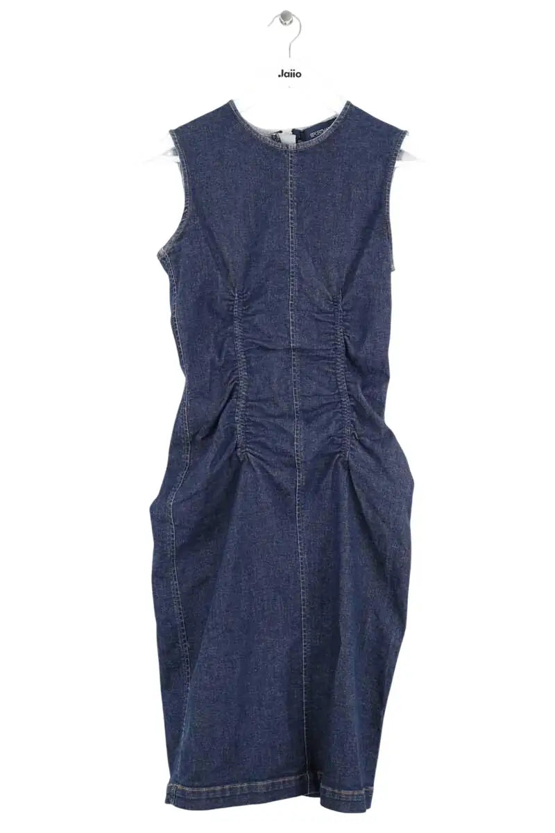 Robe Sportmax Bleu en Coton, taille L - Seconde Main