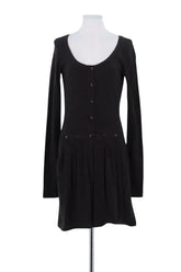 Robe Sportmax Marron en Laine, taille S - Seconde Main