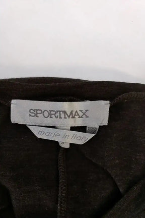 Robe Sportmax Marron en Laine
