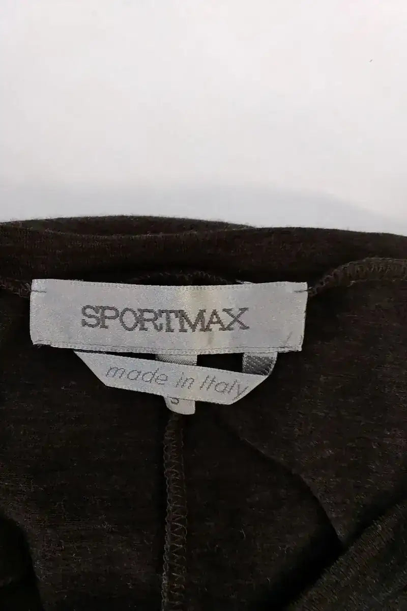 Robe Sportmax Marron en Laine