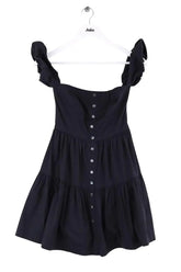 Robe Staud Noir en Coton, taille S - Seconde Main