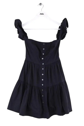 Robe Staud Noir en Coton, taille S - Seconde Main