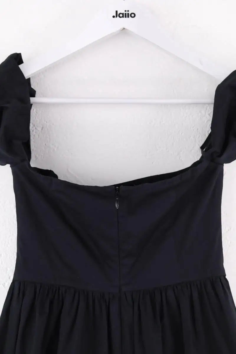 Robe Staud Noir en Coton