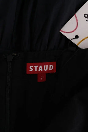 Robe Staud Noir en Coton