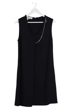 Robe Stella McCartney Noir en Viscose, taille M - Seconde Main