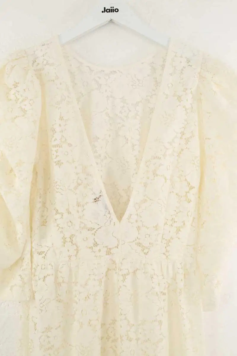 Robe Stella Nova Blanc en Coton
