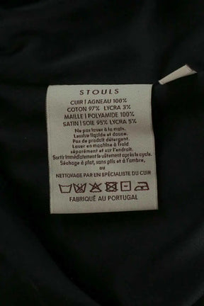 Robe Stouls Noir en Cuir