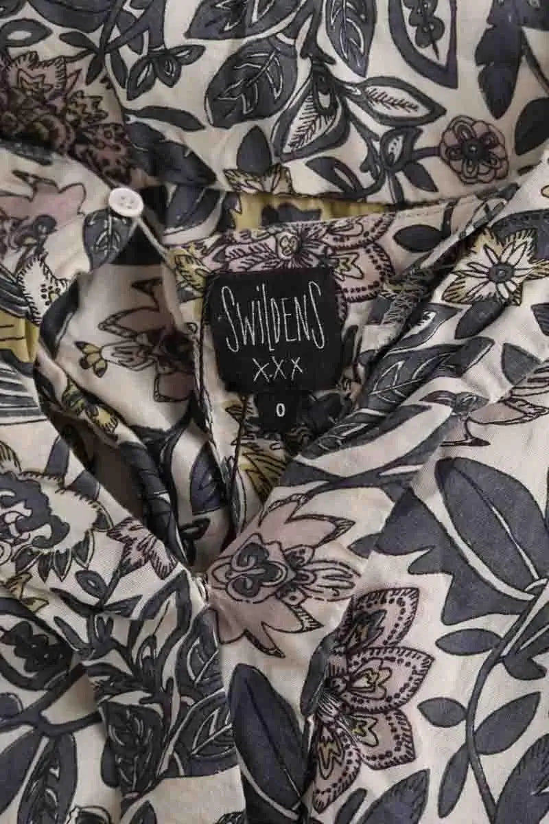 Robe Swildens Gris en Viscose