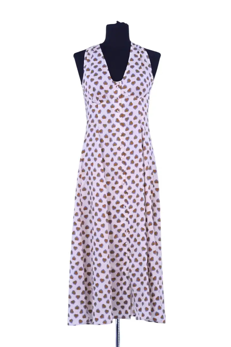Robe Tara Jarmon Beige en Synthétique, taille XS - Seconde Main