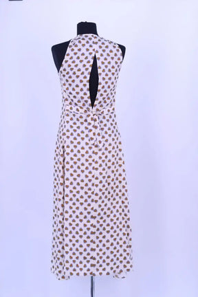 Robe Tara Jarmon Beige en Synthétique