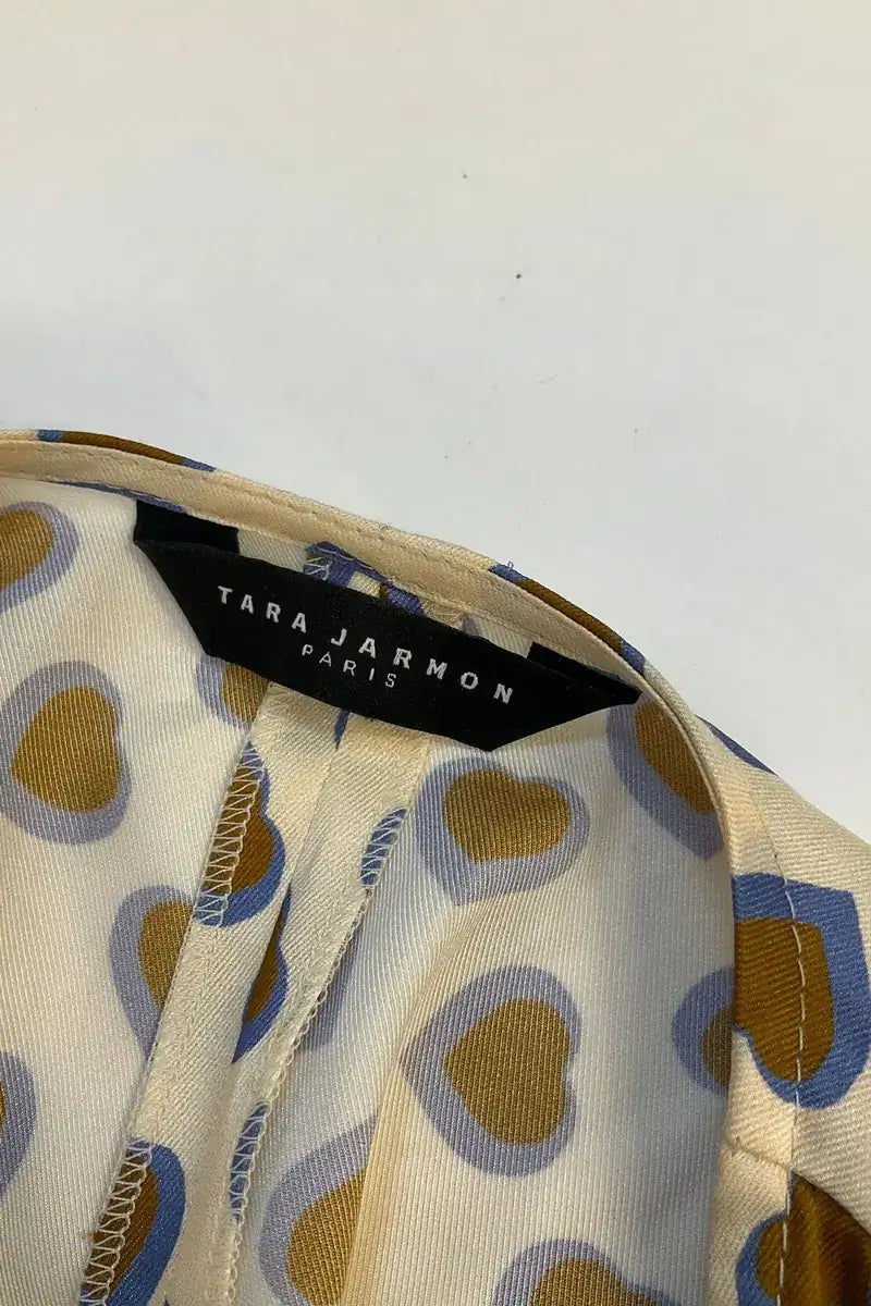 Robe Tara Jarmon Beige en Synthétique