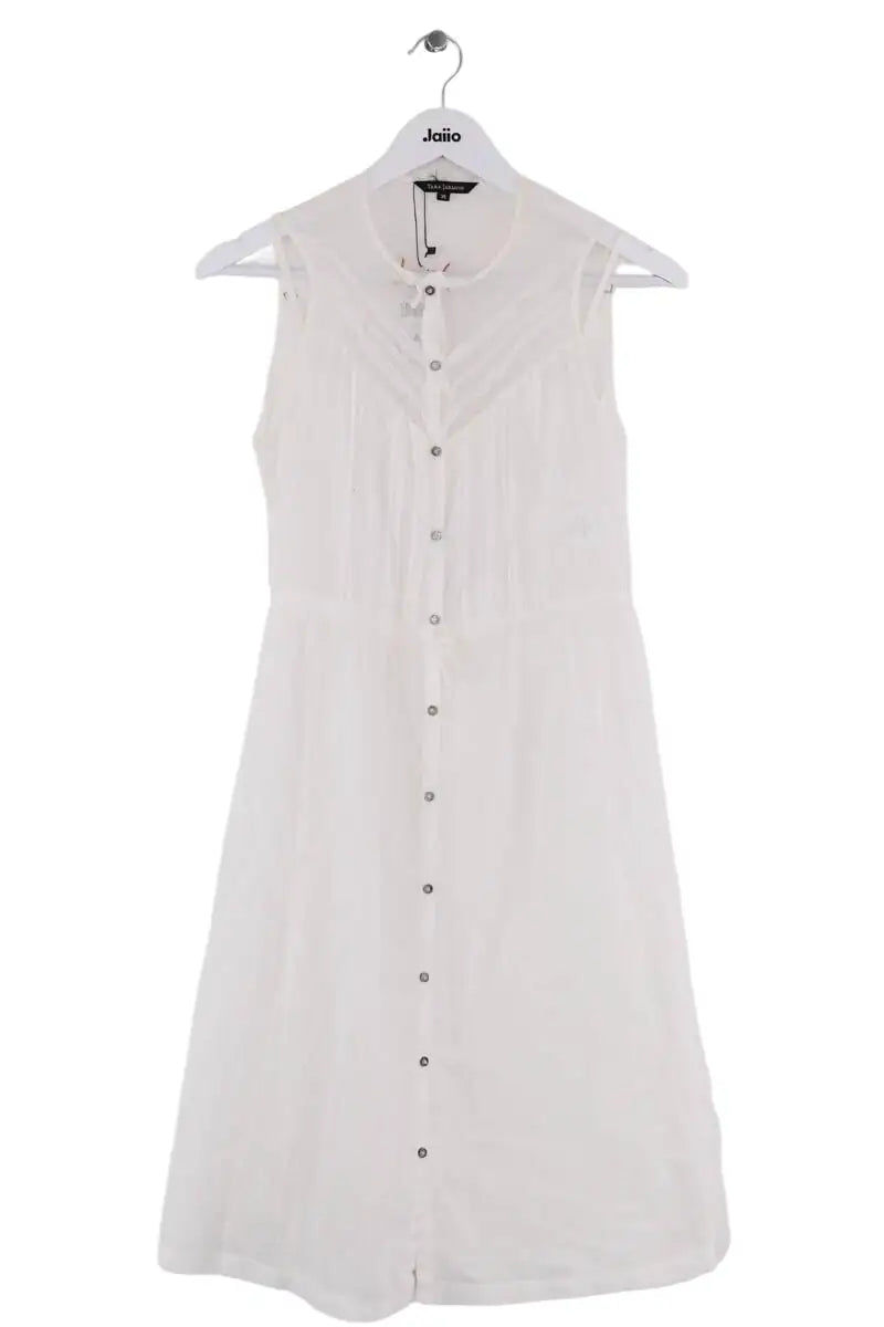 Robe Tara Jarmon Blanc en Synthétique, taille S - Seconde Main