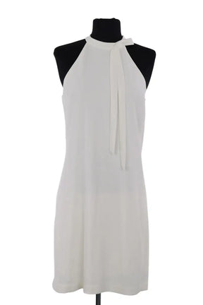 Robe Tara Jarmon Blanc en Synthétique, taille S - Seconde Main