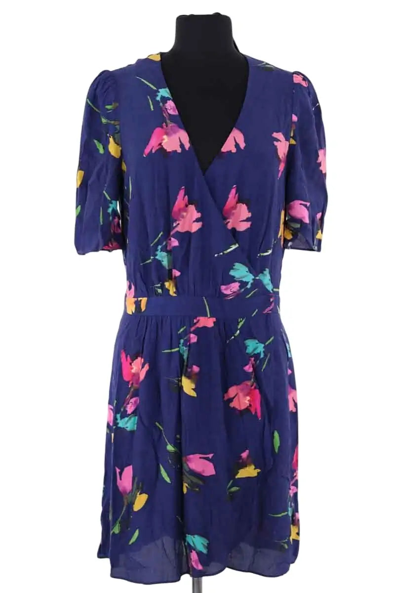 Robe Tara Jarmon Bleu en Viscose, taille M - Seconde Main