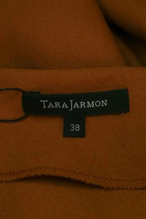 Robe Tara Jarmon Camel en Synthétique