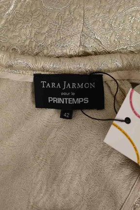 Robe Tara Jarmon Doré en Synthétique