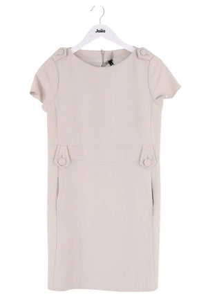 Robe Tara Jarmon Ecru en Viscose, taille S - Seconde Main