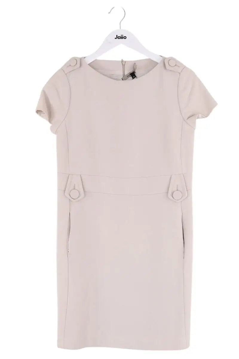 Robe Tara Jarmon Ecru en Viscose, taille S - Seconde Main