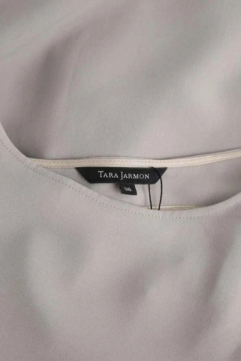 Robe Tara Jarmon Gris en Synthétique
