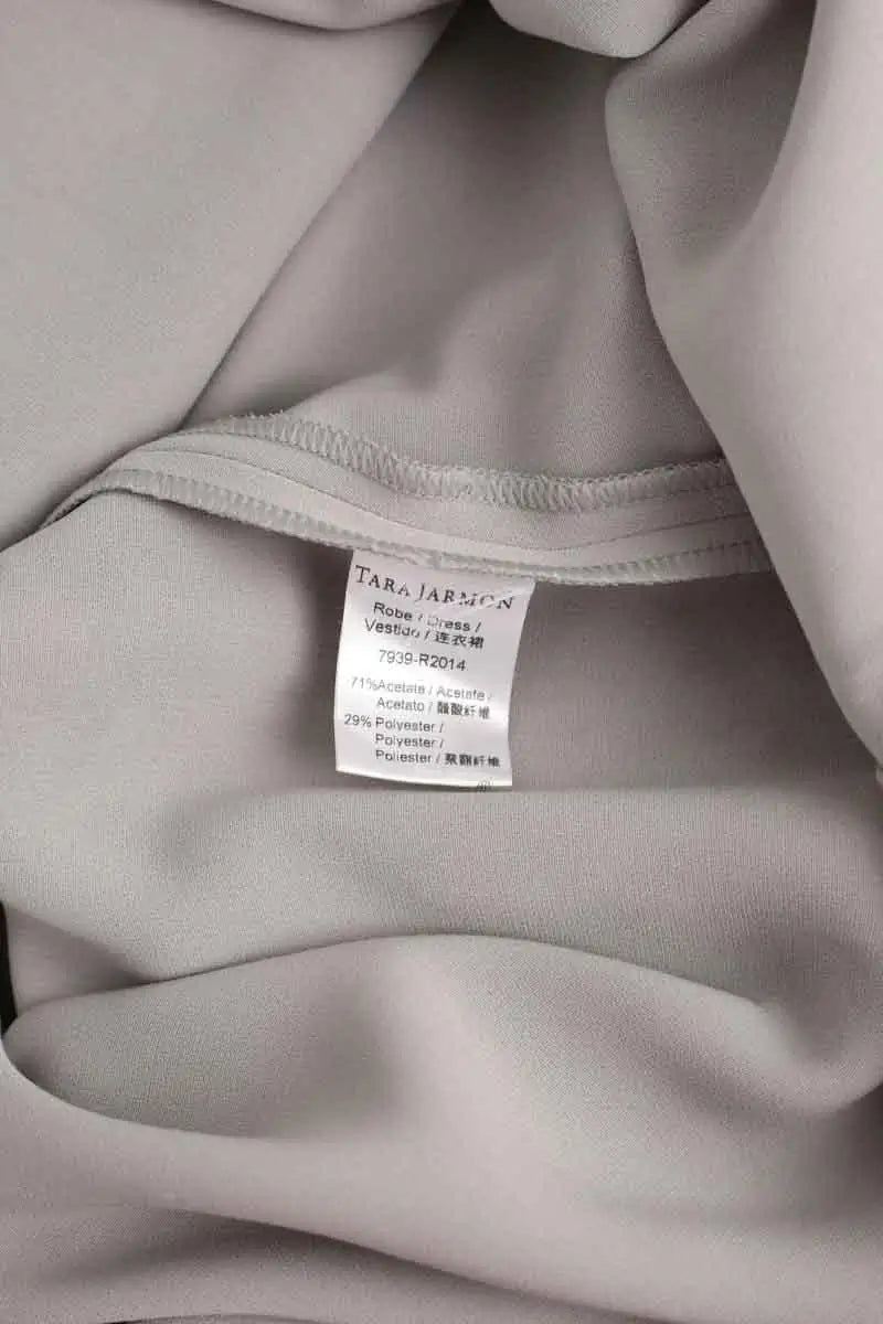 Robe Tara Jarmon Gris en Synthétique