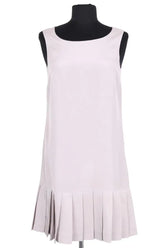 Robe Tara Jarmon Gris en Synthétique, taille S - Seconde Main