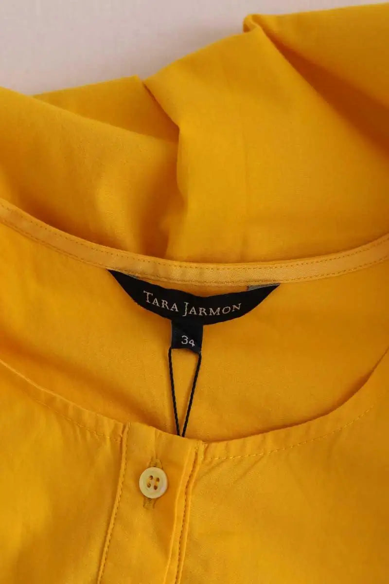 Robe Tara Jarmon Jaune en Coton