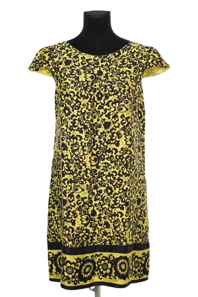 Robe Tara Jarmon Jaune en Soie, taille L - Seconde Main
