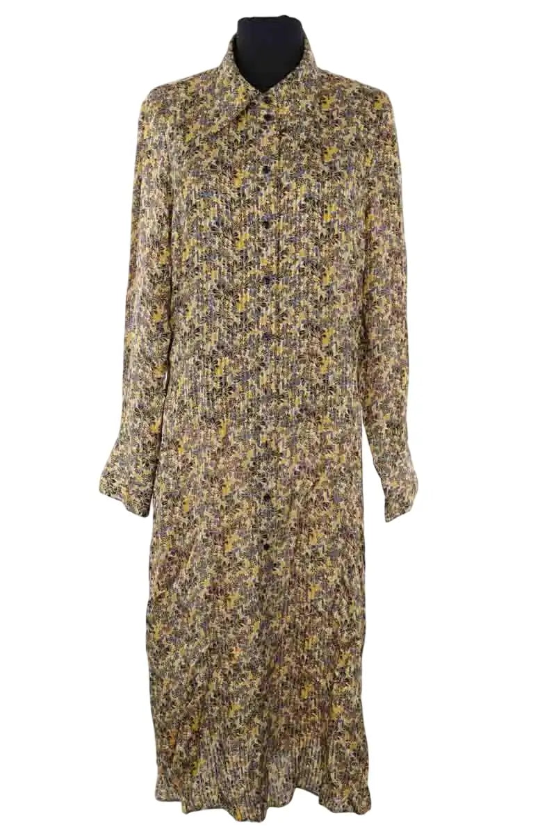 Robe Tara Jarmon Jaune en Synthétique, taille XL - Seconde Main