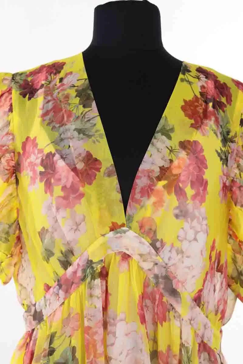 Robe Tara Jarmon Jaune en Synthétique