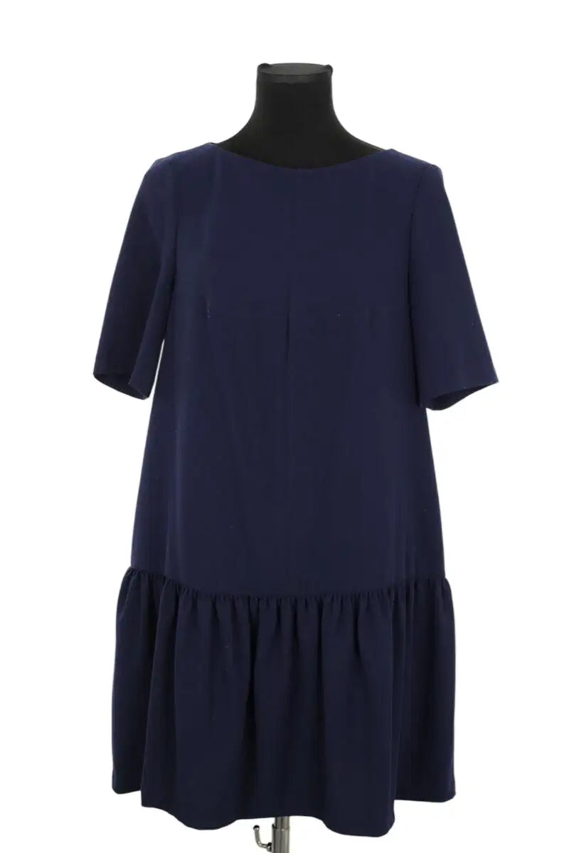 Robe Tara Jarmon Marine en Polyester, taille L - Seconde Main