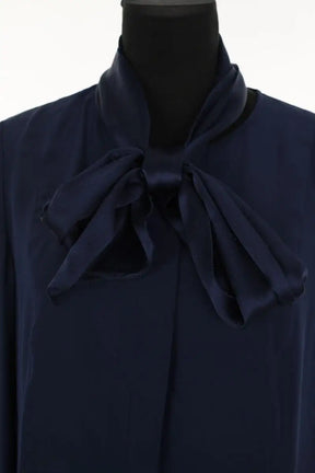 Robe Tara Jarmon Marine en Soie