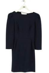 Robe Tara Jarmon Marine en Synthétique, taille S - Seconde Main