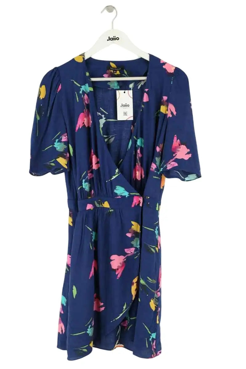 Robe Tara Jarmon Marine en Viscose, taille M - Seconde Main