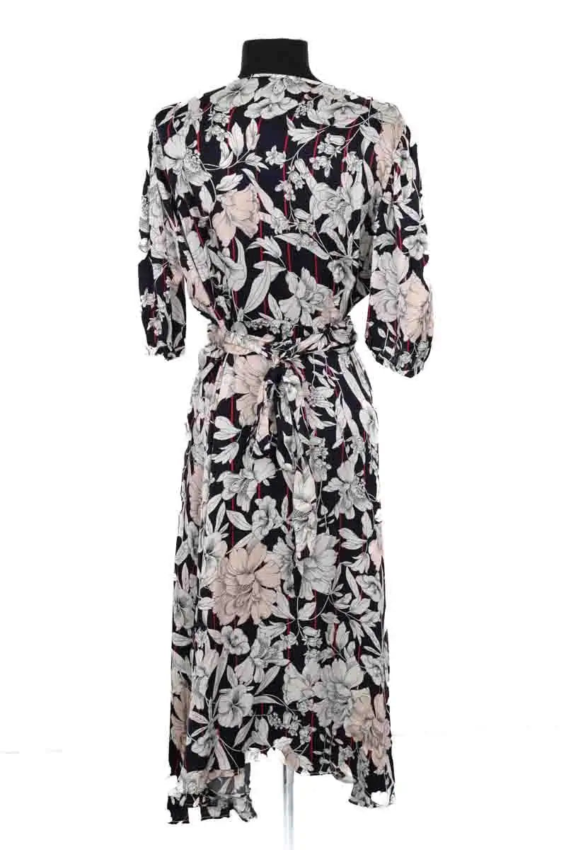 Robe Tara Jarmon Marine en Viscose