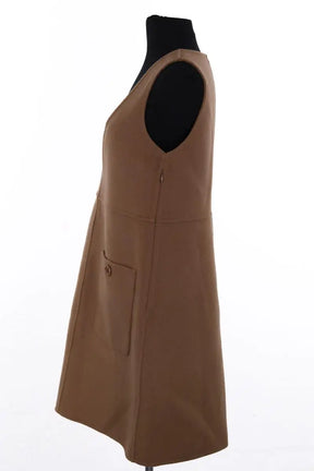 Robe Tara Jarmon Marron en Laine