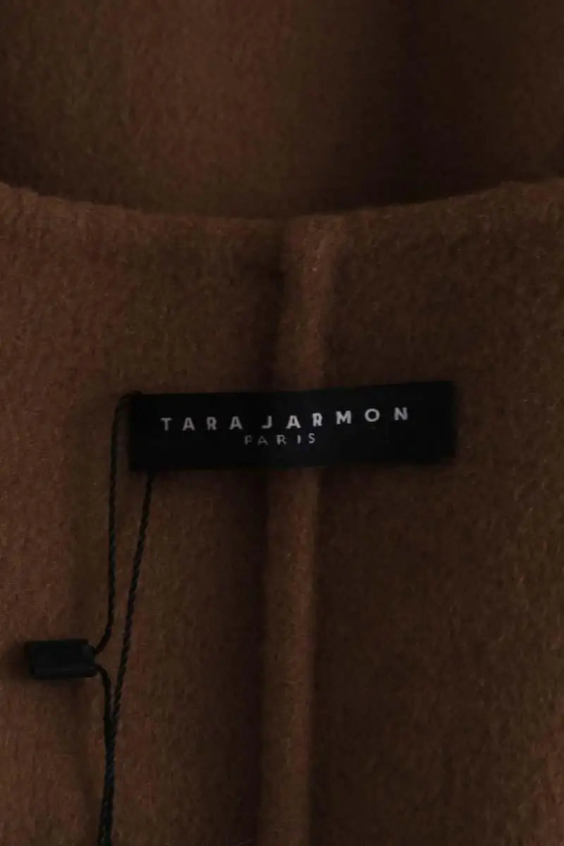 Robe Tara Jarmon Marron en Laine