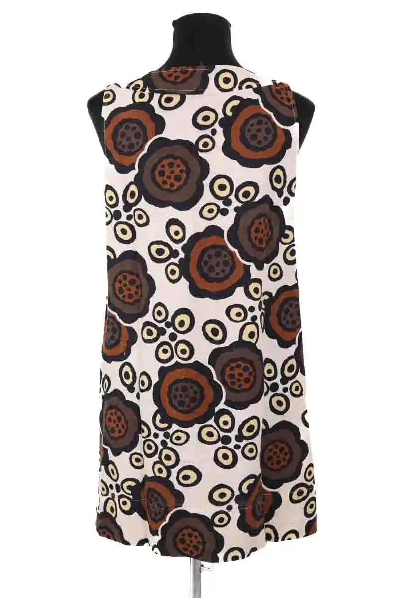 Robe Tara Jarmon Marron en Lin