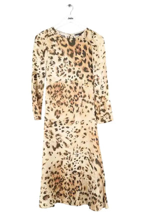 Robe Tara Jarmon Marron en Viscose, taille XS - Seconde Main