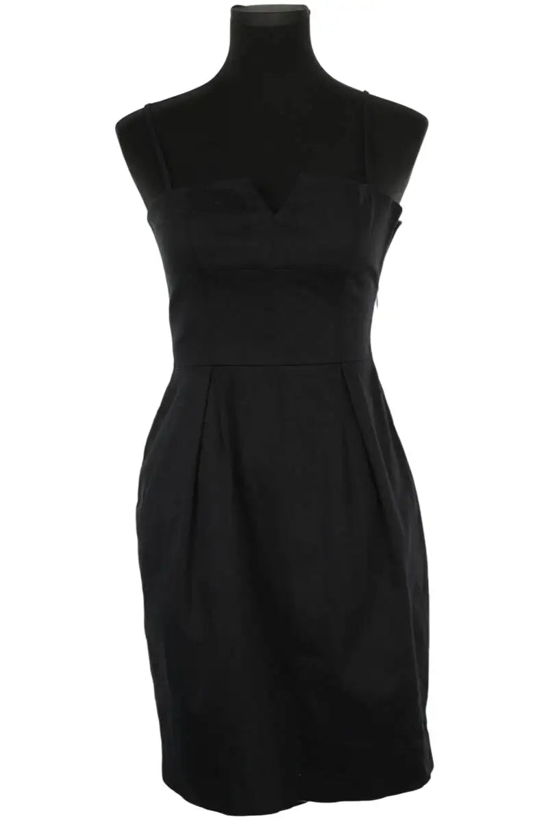 Robe Tara Jarmon Noir en Coton, taille M - Seconde Main