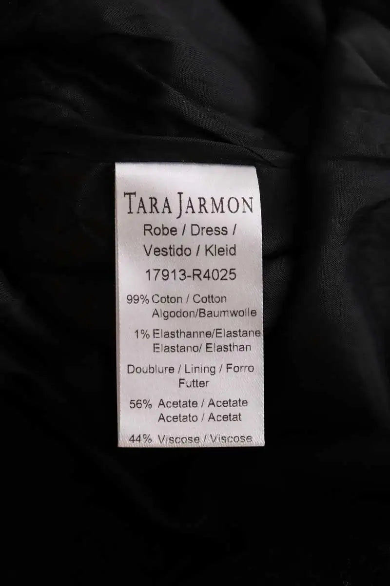 Robe Tara Jarmon Noir en Coton